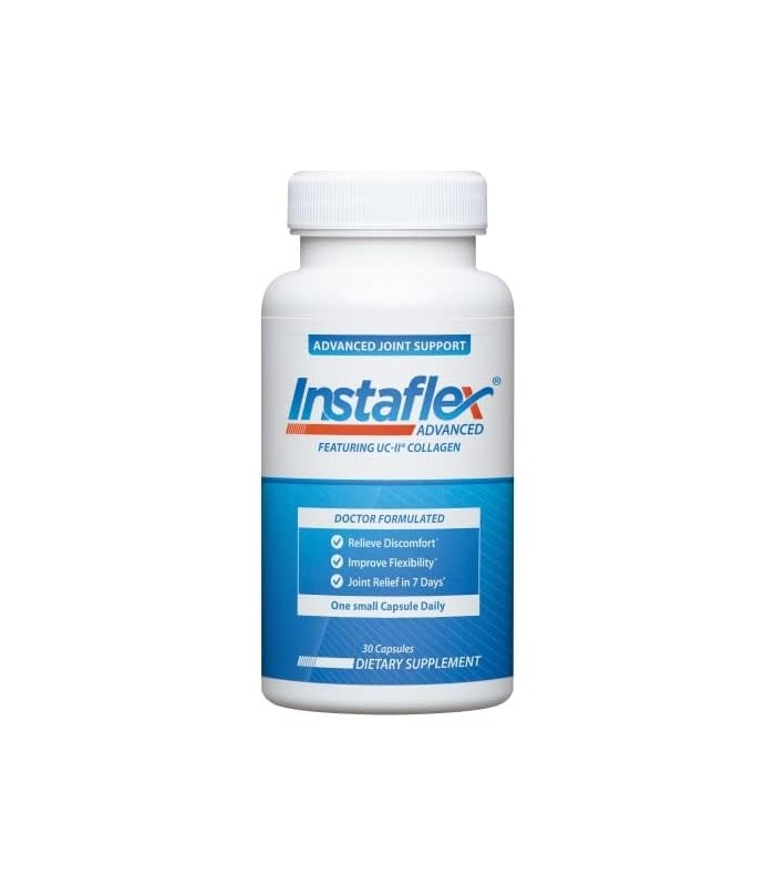 Suplemento de suporte avançado para articulações Instaflex - açafrão, resveratrol, extrato de Boswellia Serrata, BioPerine, colá