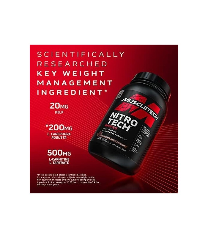Proteína em pó para perda | MuscleTech Nitro-Tech rasgado | Magra Whey Protein em Pó | Whey Protein Isolado | Perda de Proteína