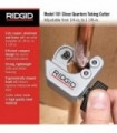 RIDGID 40617 Modelo 101 Cortador de Tubulação Fechado com Capacidade de Corte, Prata