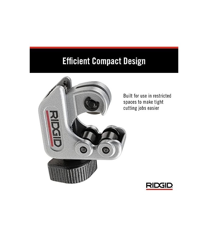 RIDGID 40617 Modelo 101 Cortador de Tubulação Fechado com Capacidade de Corte, Prata