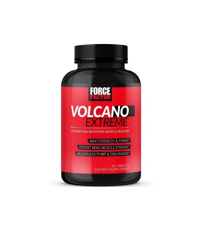 VolcaNO Extreme Pre Workout Nitric Oxide Booster Supplement for Men com Creatina, L-Citrulina e Huperzine A for BetterBombas mus