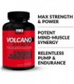 VolcaNO Extreme Pre Workout Nitric Oxide Booster Supplement for Men com Creatina, L-Citrulina e Huperzine A for BetterBombas mus