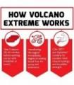 VolcaNO Extreme Pre Workout Nitric Oxide Booster Supplement for Men com Creatina, L-Citrulina e Huperzine A for BetterBombas mus