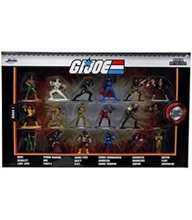 Jada Toys G.I. Joe 1.65 Pacote com 18 brinquedos fundidos para crianças e adultos, 32913