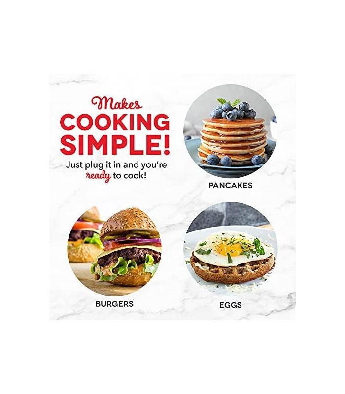 Conjunto de 3 pacotes de Mini Maker DASH, Mini Waffle Maker + Mini Waffle Maker em forma de coração + Mini Maker Griddle