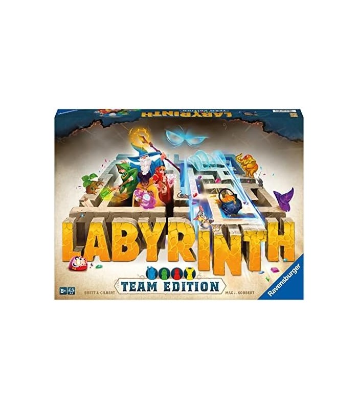 Ravensburger Labyrinth: Team Edition Family Board Games para crianças e adultos a partir de 8 anos