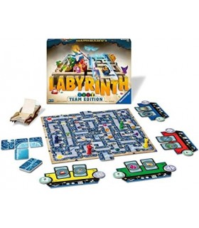 Ravensburger Labyrinth: Team Edition Family Board Games para crianças e adultos a partir de 8 anos