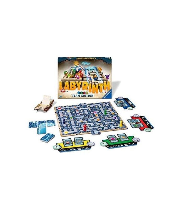 Ravensburger Labyrinth: Team Edition Family Board Games para crianças e adultos a partir de 8 anos