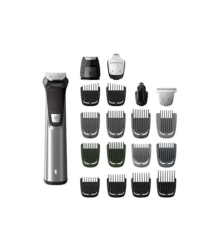 Aparador All-in-One Philips Norelco Série 7000, kit de cuidados masculinos de 23 peças, aparador para barba, cabeça, corpo e ros