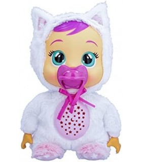 Cry Babies Starry Sky Daisy - Boneca para 12 Horas de Dormir | Reproduz 5 canções de ninar e projeção de céu estrelado, multicol