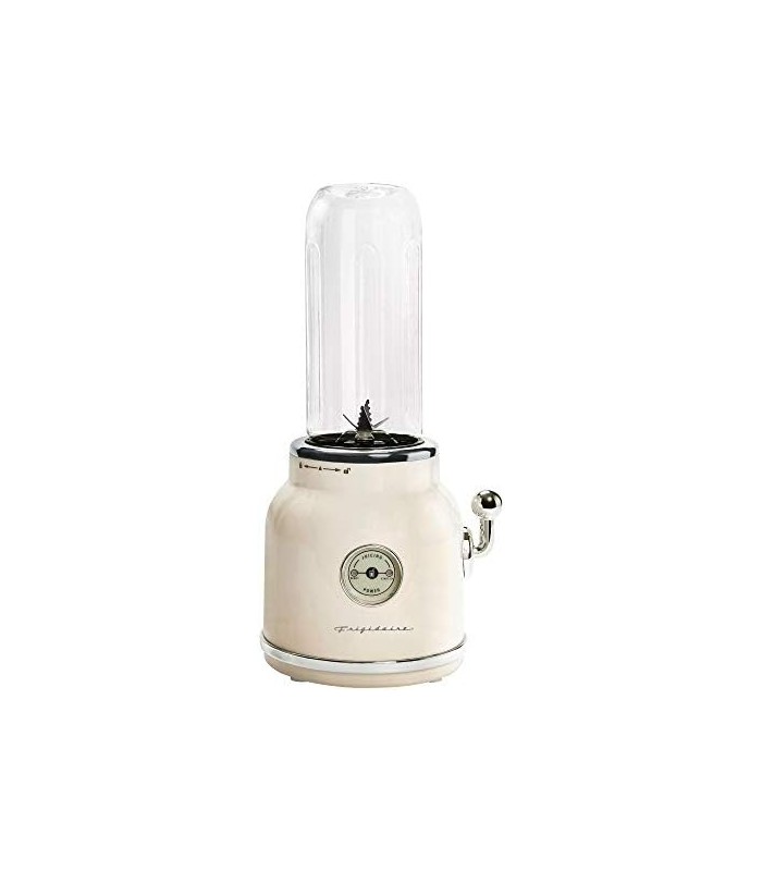 ESMM100-CREAM Retro Smoothie Maker Blender com Mason Jar, Perfeito para Shakes e Smoothies, 300 Watts, Creme