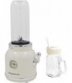 ESMM100-CREAM Retro Smoothie Maker Blender com Mason Jar, Perfeito para Shakes e Smoothies, 300 Watts, Creme