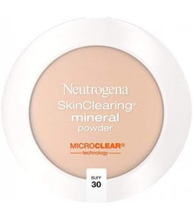 Neutrogena SkinClearing Mineral Acne-Concealing Compact Powder Compact, Shine-Free & Oil-Absorbing Makeup with Salicylic Acid to
