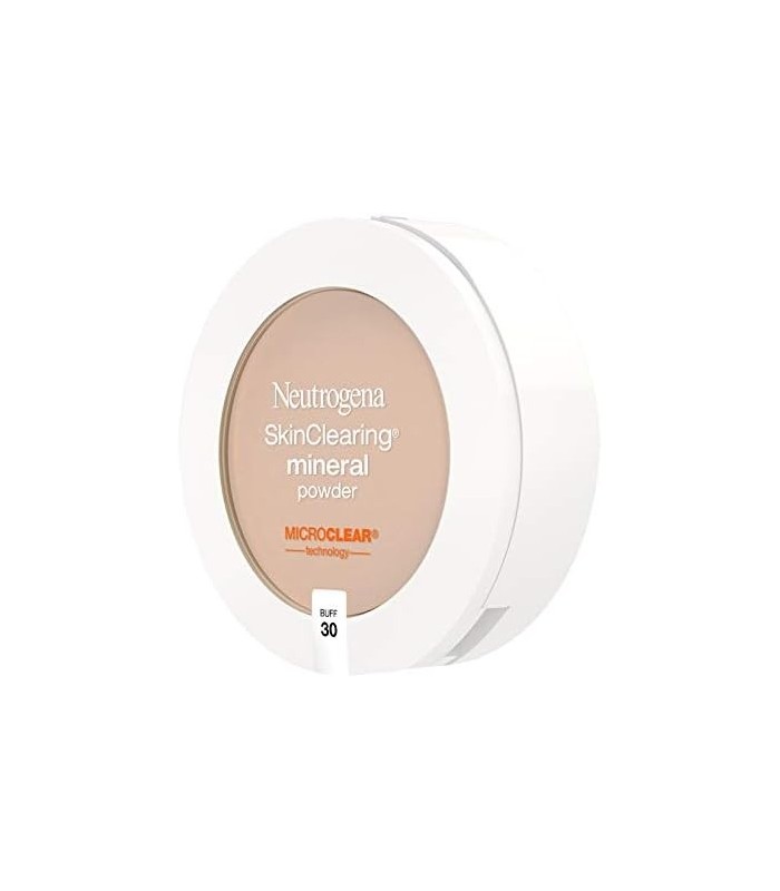 Neutrogena SkinClearing Mineral Acne-Concealing Compact Powder Compact, Shine-Free & Oil-Absorbing Makeup with Salicylic Acid to
