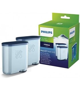 pacote de 2 filtros Philips Saeco AquaClean,
