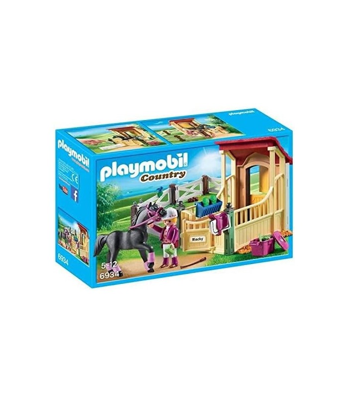 PLAYMOBIL Estábulo para Cavalos com Conjunto de Edifícios Araber Multi