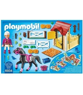 PLAYMOBIL Estábulo para Cavalos com Conjunto de Edifícios Araber Multi