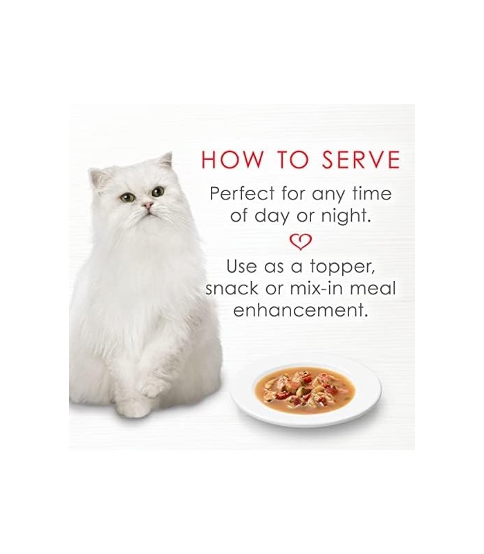 Fancy Feast Purina Grain Free Cat Food Complementos, caldos de frutos do mar bisque e toques de lagosta real - (16) 1,4 oz. bols