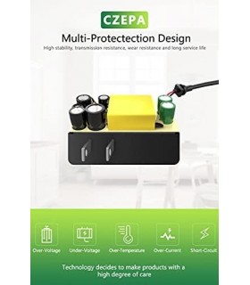 Carregador Czepa 9V Compatível com Black and Decker Screwdriver LI2000 LI3100 Broca sem fio Número da peça de substituição 90593