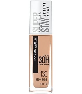 Maybelline Super Stay Full Coverage Liquid Foundation Maquiagem ativa, até 30 horas de uso, transferência, suor e resistente à á