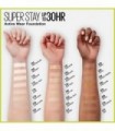 Maybelline Super Stay Full Coverage Liquid Foundation Maquiagem ativa, até 30 horas de uso, transferência, suor e resistente à á