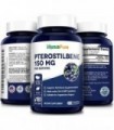 Pterostilbene 150mg 180 Cápsulas Vegetais (Sem OGM e Sem Glúten)