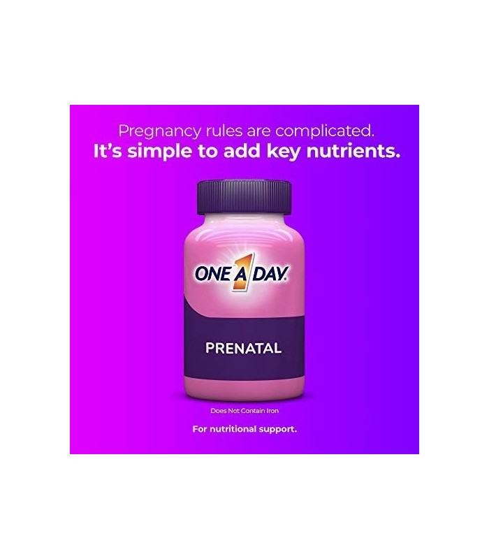 gomas multivitamínicas pré-natais femininas One A Day, incluindo vitamina A, vitamina C, vitamina D, B6, B12, ácido fólico e mai