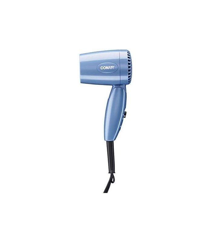 Secador de cabelo de viagem Conair com voltagem dupla, secador de cabelo compacto de 1600 W com cabo dobrável, secador de cabelo