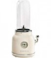 ESMM100-CREAM Retro Smoothie Maker Blender com Mason Jar, Perfeito para Shakes e Smoothies, 300 Watts, Creme