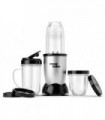 Liquidificador Magic Bullet, Pequeno, Prata, Conjunto de 11 Peças