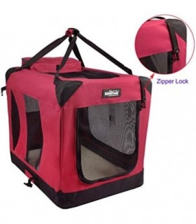 Caixa de cachorro macia dobrável de 3 portas EliteField, casa para animais de estimação interna e externa, vários tamanhos e cor
