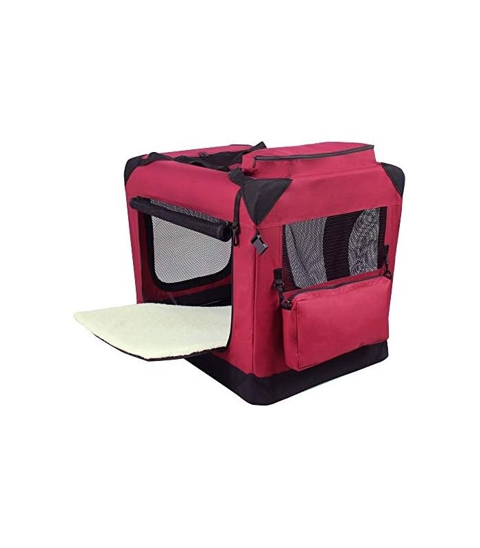 Caixa de cachorro macia dobrável de 3 portas EliteField, casa para animais de estimação interna e externa, vários tamanhos e cor