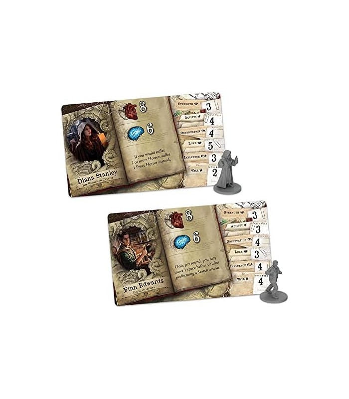 Jogo de tabuleiro Mansions of Madness Streets of Arkham EXPANSÃO | Jogo de Terror | Jogo de tabuleiro misterioso para adolescent