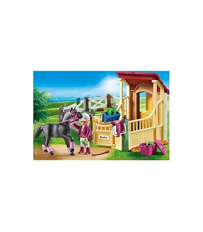 PLAYMOBIL Estábulo para Cavalos com Conjunto de Edifícios Araber Multi