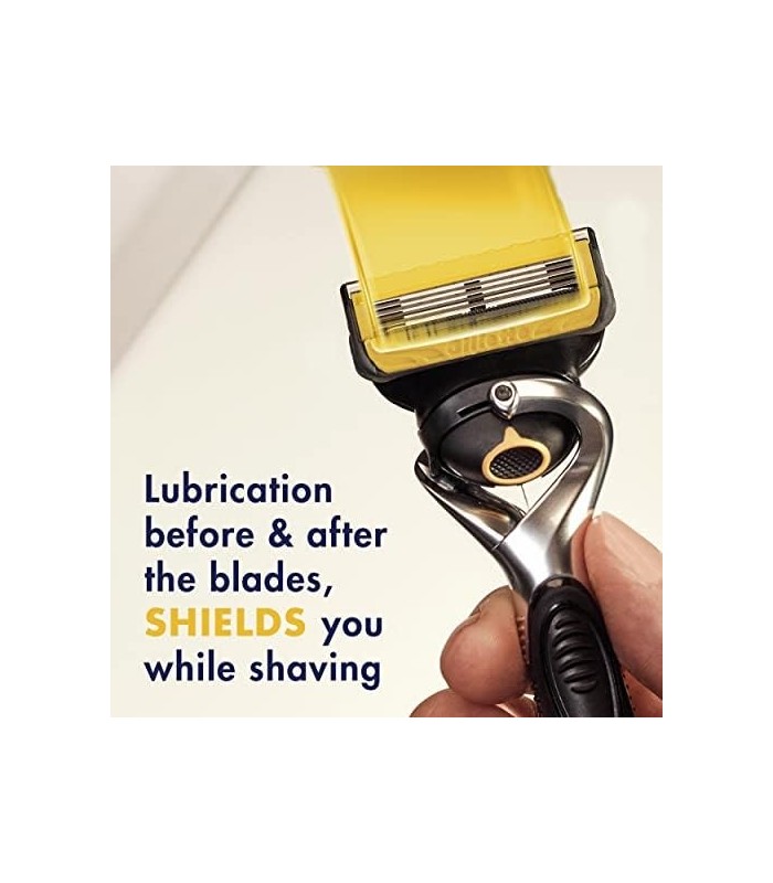 Recargas de lâmina de barbear Gillette ProGlide Shield Mens, 4 unidades, escudos contra irritação da pele