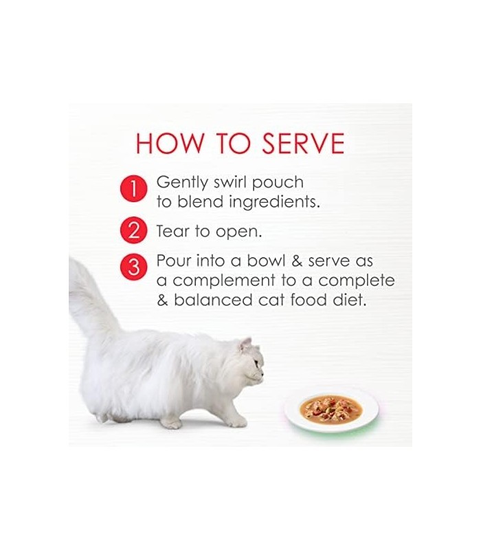 Fancy Feast Purina Grain Free Cat Food Complementos, caldos de frutos do mar bisque e toques de lagosta real - (16) 1,4 oz. bols