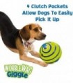 Wobble Wag Ball, brinquedo interativo para cães, sons divertidos quando rolado ou sacudido, animais de estimação sabem tudo, com