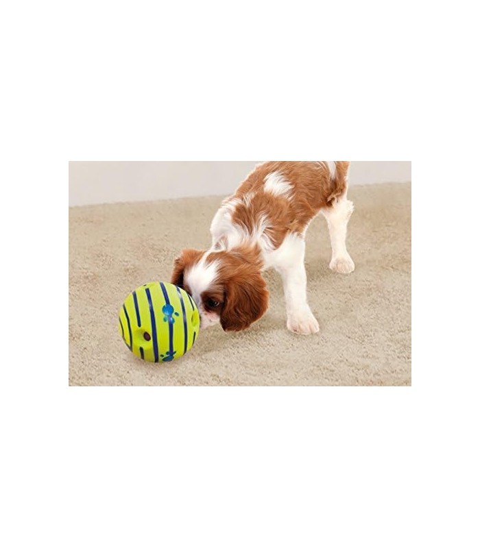 Wobble Wag Ball, brinquedo interativo para cães, sons divertidos quando rolado ou sacudido, animais de estimação sabem tudo, com