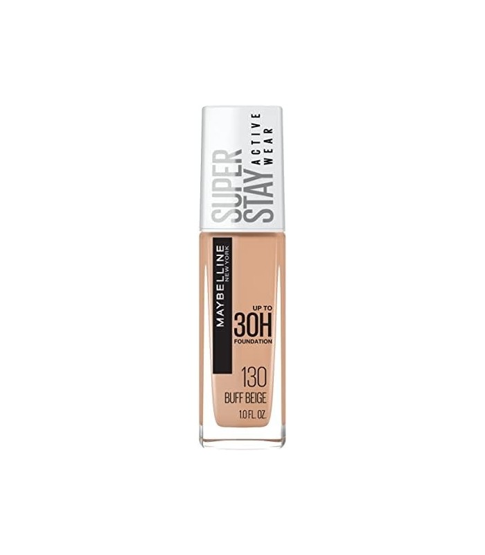 Maybelline Super Stay Full Coverage Liquid Foundation Maquiagem ativa, até 30 horas de uso, transferência, suor e resistente à á