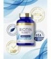 Biotina 10000mcg | 300 Cápsulas | Força máxima | Suplemento sem OGM e sem Glúten | por Carlyle
