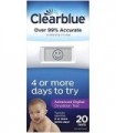 Clearblue Advanced Ovulation Test, Predictor Kit, com testes de ovulação avançados com resultados, 20 testes de ovulação