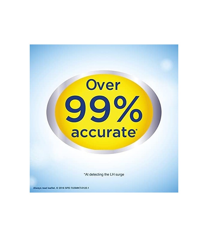 Clearblue Advanced Ovulation Test, Predictor Kit, com testes de ovulação avançados com resultados, 20 testes de ovulação