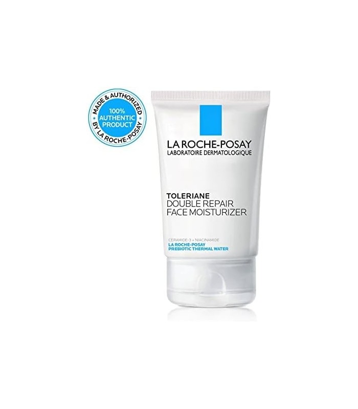 La Roche-Posay Toleriane Hidratante Facial Reparação Dupla, Creme Facial Hidratante Diário com Ceramida e Niacinamida para Todos