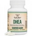 Suplementos duplos de madeira DHEA 100 mg ' 180 cápsulas - Testado por terceiros, fabricado nos EUA (Força máxima, Fornecimento