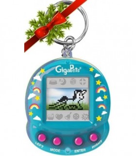 Pets Angelic Unicorn Virtual Animal Pet Toy, Edição de Colecionador Atualizada, Novo Concha de Habitação Azul Aqua Brilhante, Pa