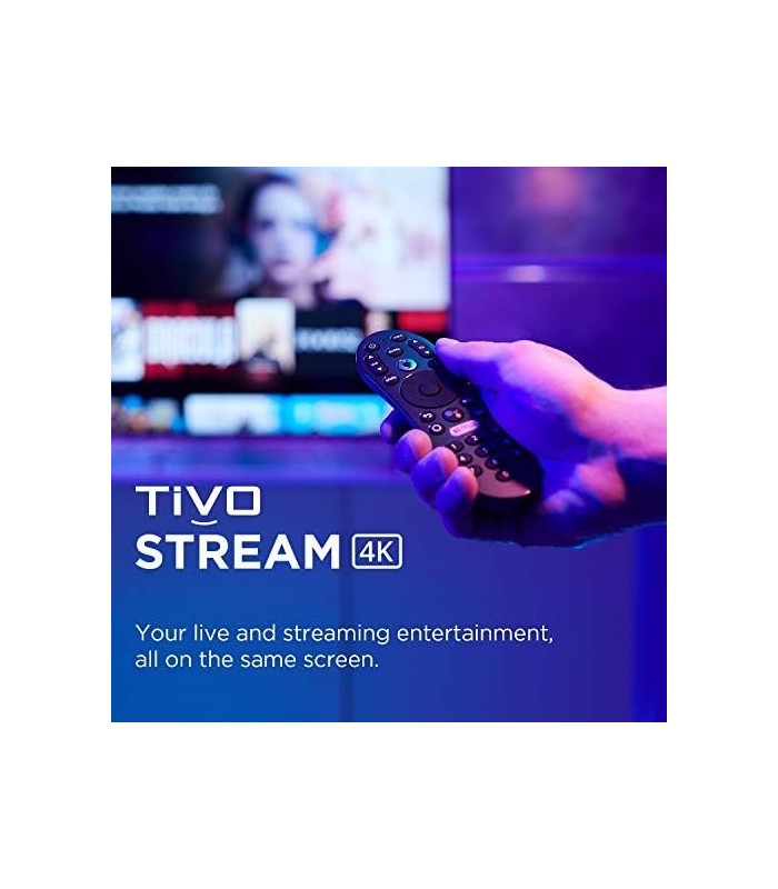 TiVo Stream 4K ' Todos os aplicativos de streaming e TV ao vivo em uma tela ' 4K UHD, Dolby Vision HDR e Dolby Atmos Sound ' Ali