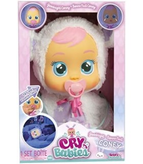 Cry Babies Coney - Boneca Sleepy Time com LED