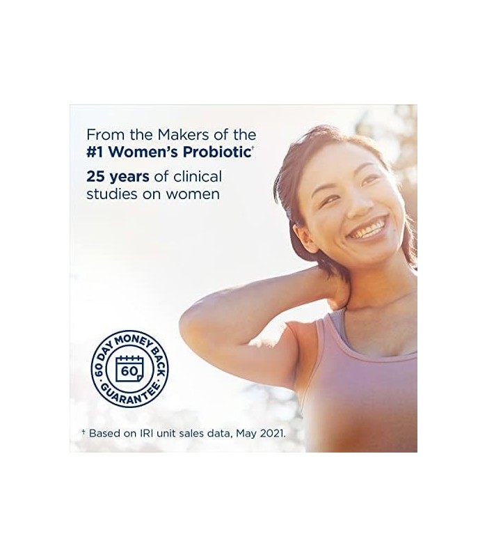 Probióticos Renew Life para mulheres, 25 bilhões de CFU garantidos, suplemento probiótico para saúde vaginal e imunológica, está