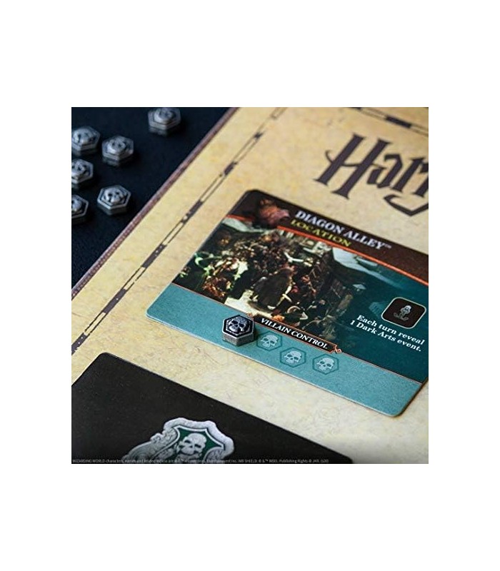 Harry Potter Hogwarts Battle Cooperativa Deck Building Card Game | Mercadoria oficial licenciada de Harry Potter | Jogo de Tabul