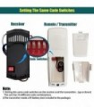 Kit de receptor e controle remoto de ventilador de teto universal, substituição de Hunter, Hampton Bay, Harbor Breeze, 3 velocid